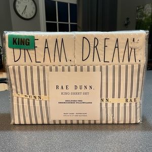 Rae Dunn King sheets NEW “Dream”